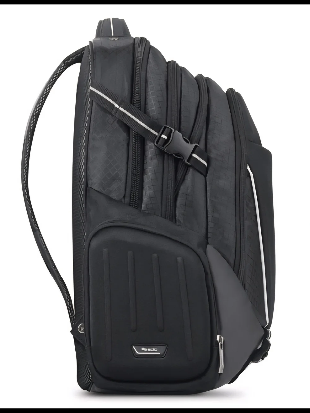 Solo New York Black ACV700 Rival Men's Backpack Laptop Organizer Lightweight